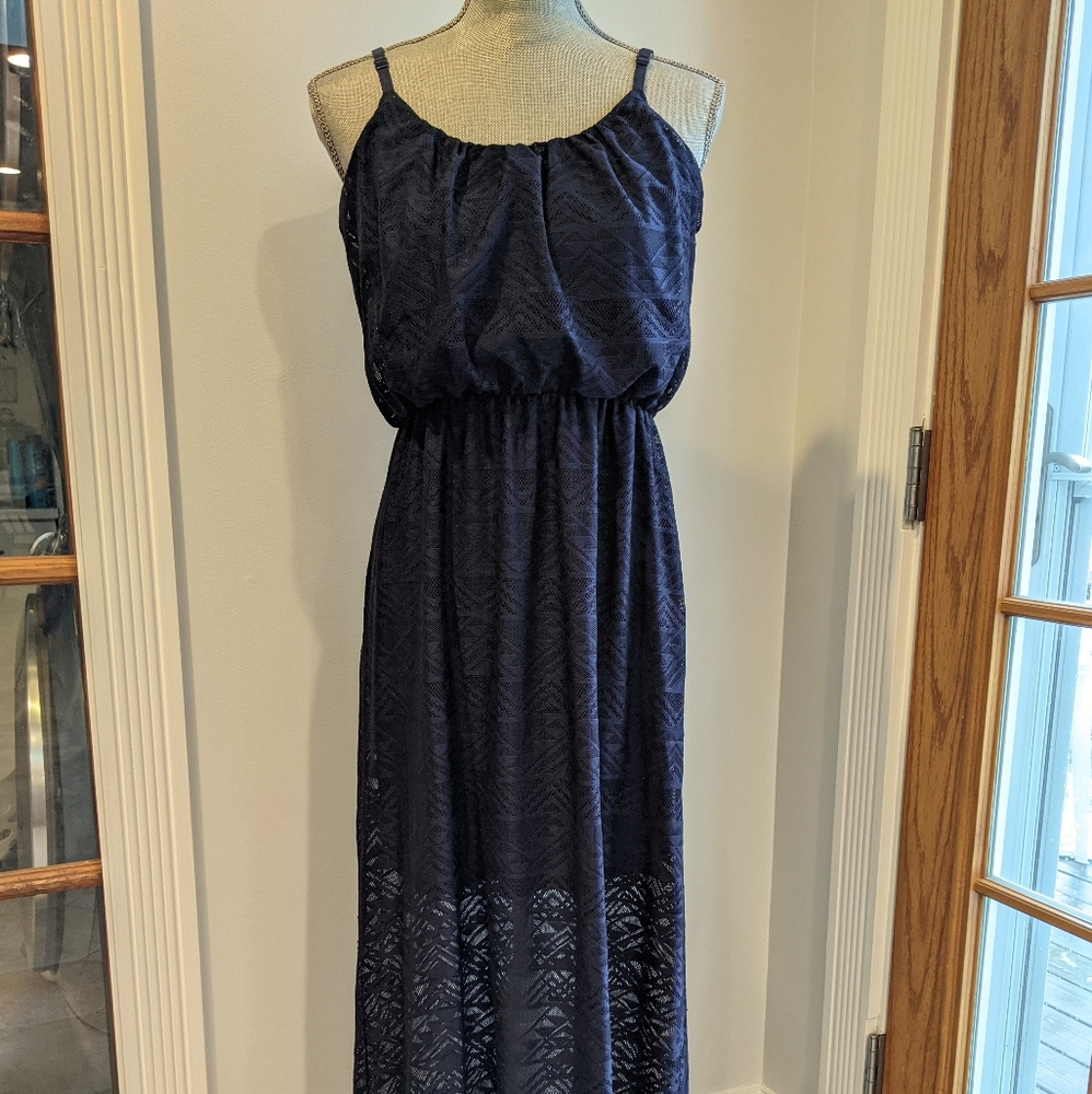 Long Blue Dress